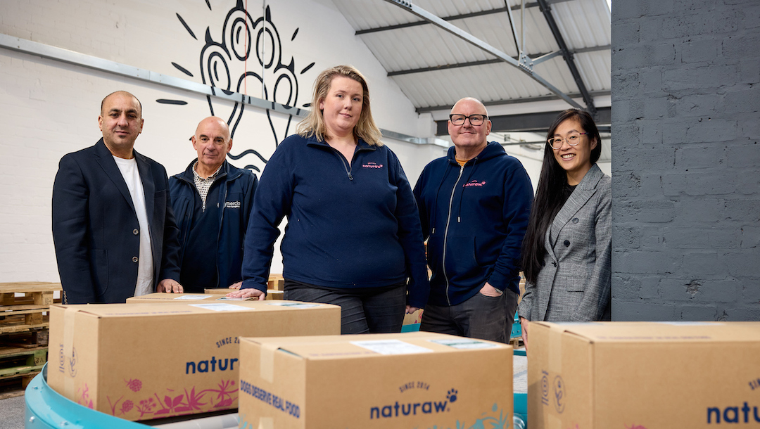 Pictured from left are Haroon Qammar of Leeds City Council, Gary Whitaker of Mercia, Jess Warneken and Chris Broadbent of Naturaw and My-Ha Hoang of Mercia